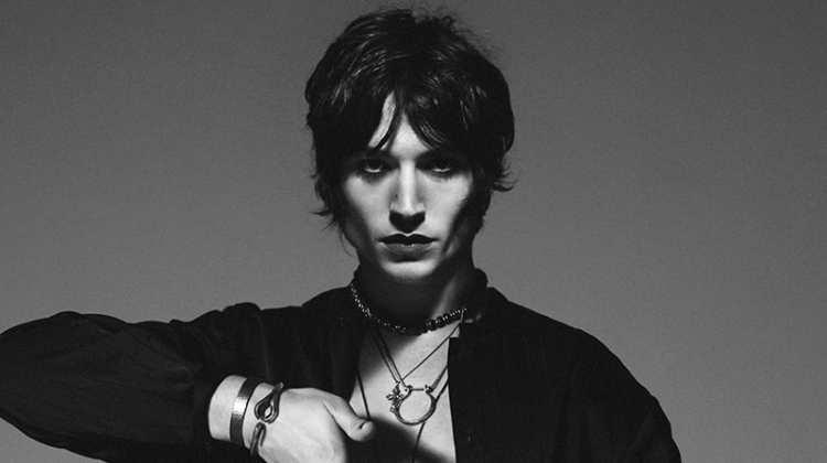Ezra Miller Rocks All Black for Saint Laurent Spring ’20 Campaign