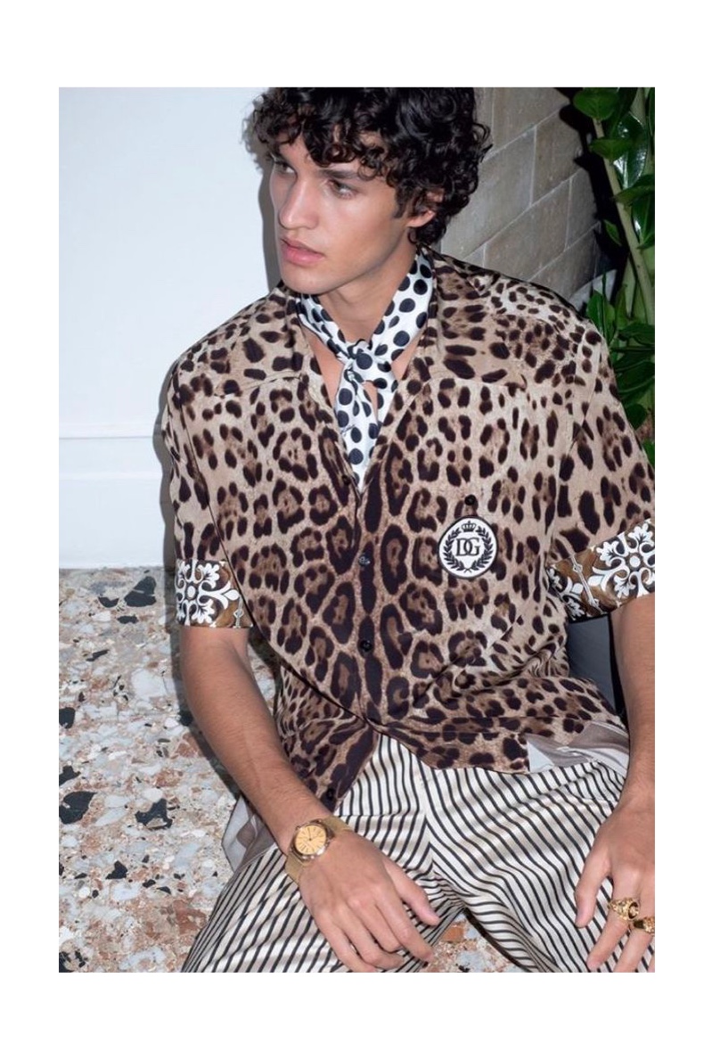 Francisco is Safari-Ready in Dolce & Gabbana for GQ Brasil
