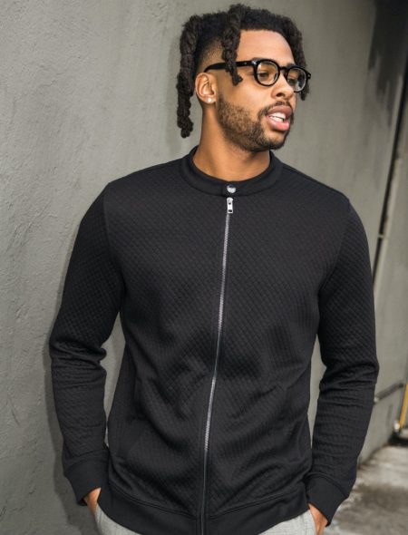 D'Angelo Russell Embraces Spring Style from H&M