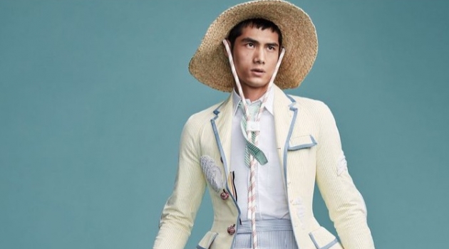 Hao Yun Xiang Models Bold Looks for Vogue Me China Hao Yun Xiang Models Bold Looks for Vogue Me China
