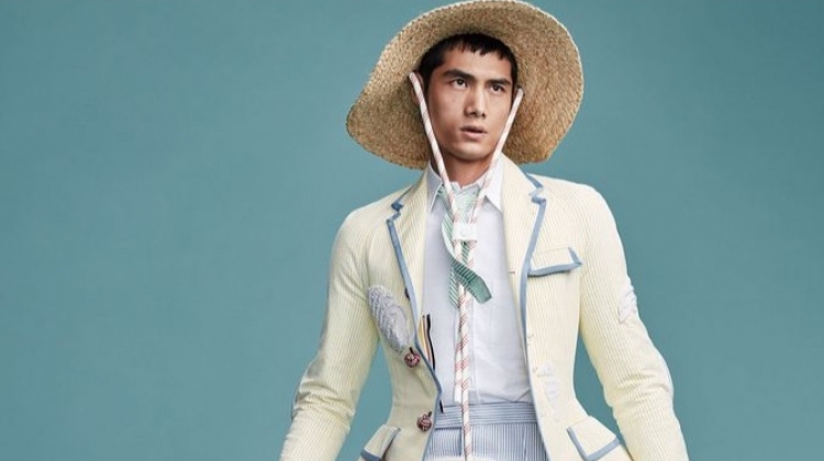 Hao Yun Xiang Models Bold Looks for Vogue Me China