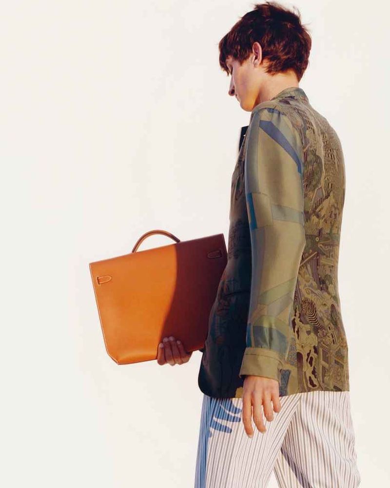 Model Pablo Fernandez stars in Hermès' spring-summer 2020 campaign.