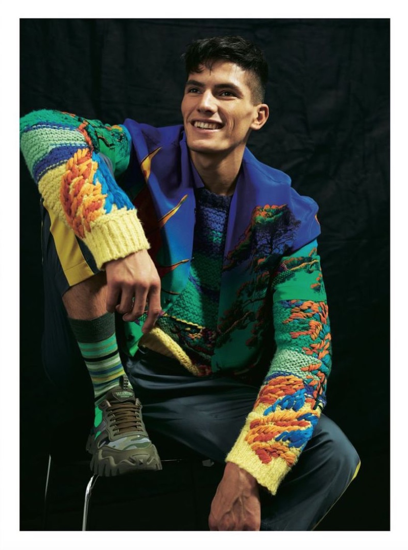 Islam Dulatov graces the pages of Zeit magazine for an editorial.