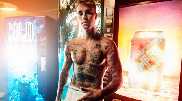Justin Bieber! Lil Nas X! Maluma! Lay Zhang! Calvin Klein Spring '20 Campaign Justin Bieber Shirtless 2020 Calvin Klein Underwear Campaign