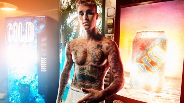 Justin Bieber Shirtless 2020 Calvin Klein Underwear Campaign