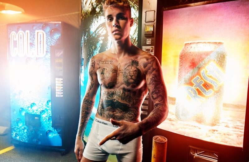 Justin Bieber! Lil Nas X! Maluma! Lay Zhang! Calvin Klein Spring '20 Campaign Justin Bieber Shirtless 2020 Calvin Klein Underwear Campaign
