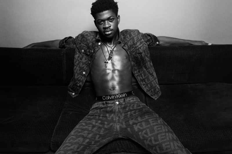 Lil Nas X 2020 Shirtless Calvin Klein Underwear Campaign