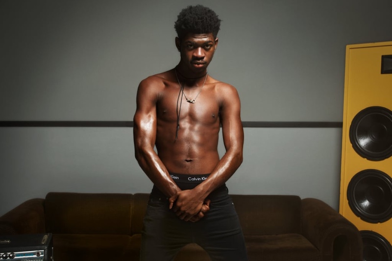 Lil Nas X Shirtless 2020 Calvin Klein Campaign