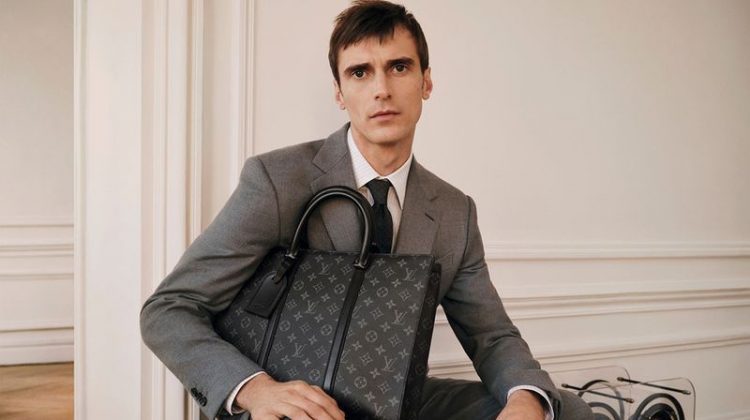 The New Formals: Clément Poses with Louis Vuitton Bags