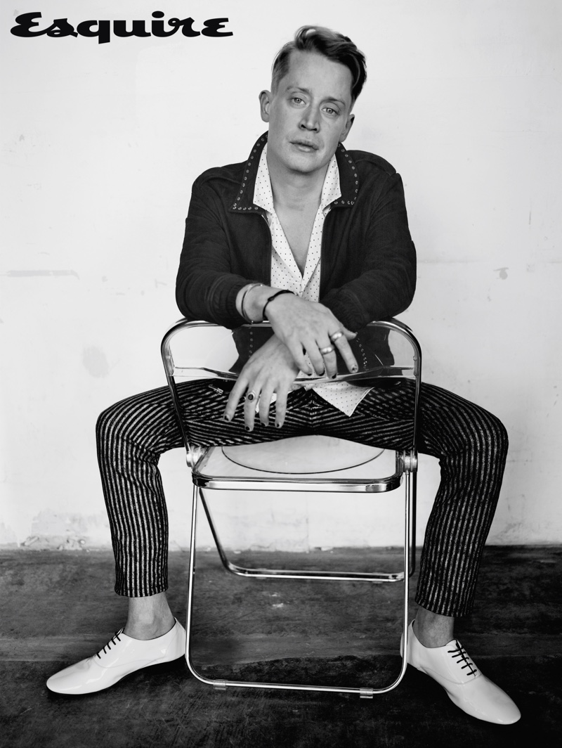 Macaulay Culkin dons a Saint Laurent look with his own jewelry for Esquire magazine. » Macaulay Culkin Catches Up with Esquire Magazine Macaulay Culkin dons a Saint Laurent look with his own jewelry for Esquire magazine.