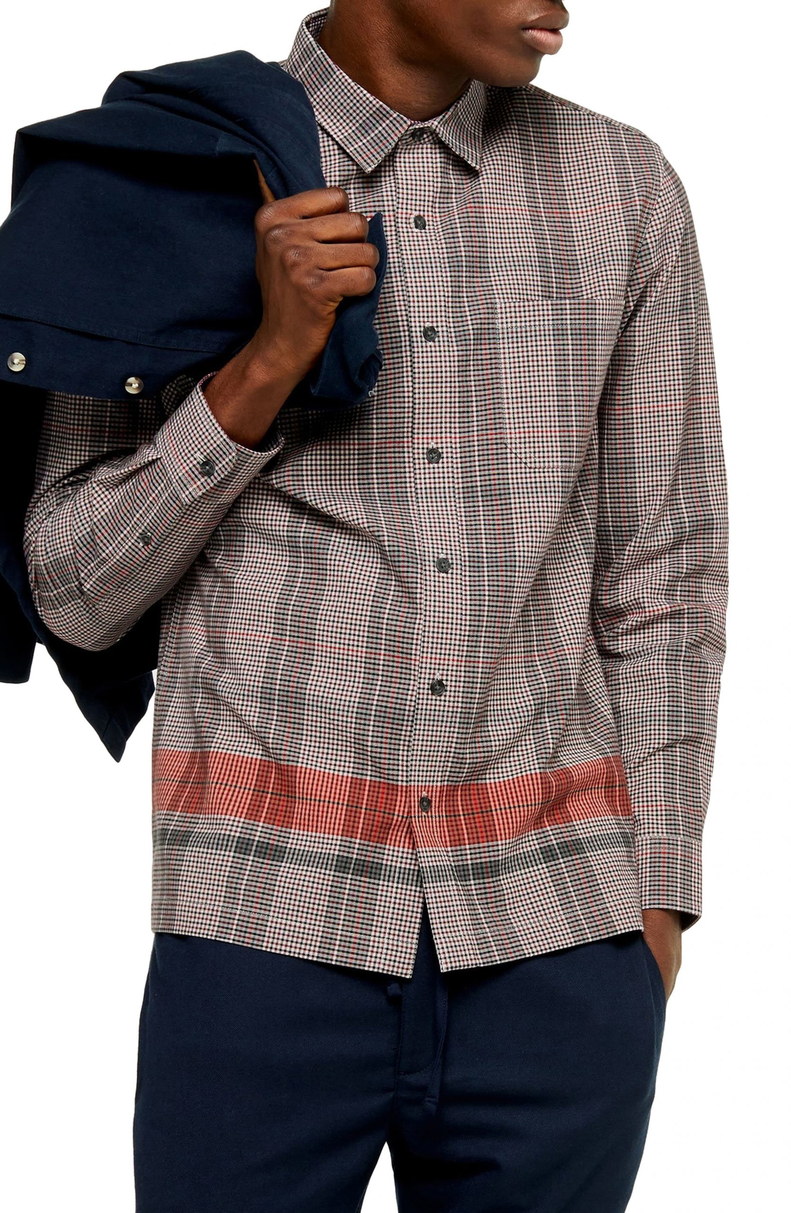how to wear a denim shirt male