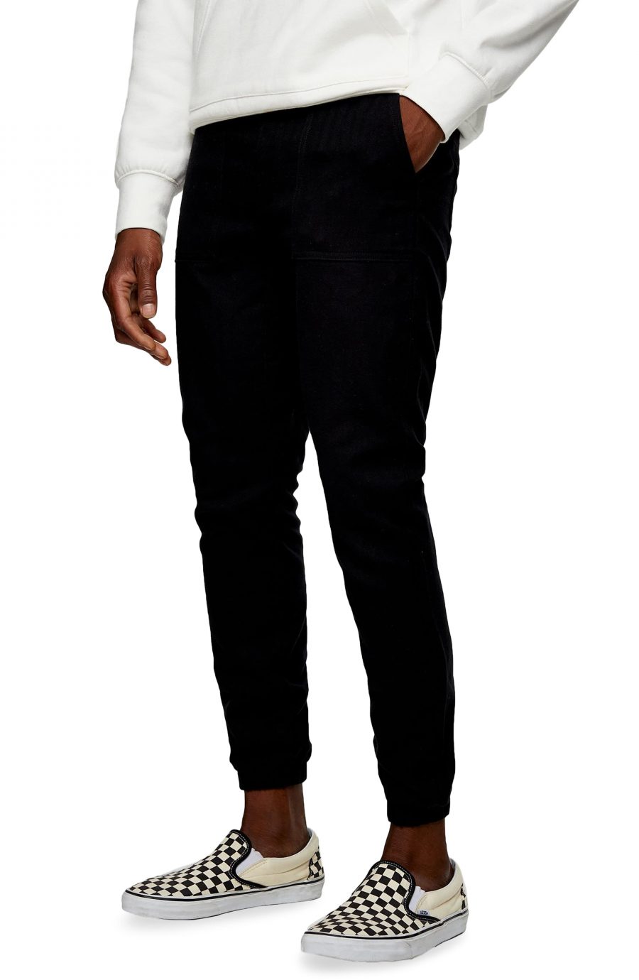 men flannel joggers