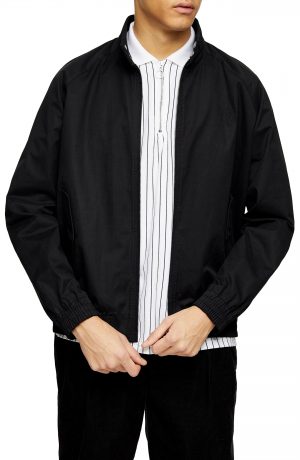 Men's Topman Harrington Stand Collar Jacket Men's Topman Harrington Stand Collar Jacket