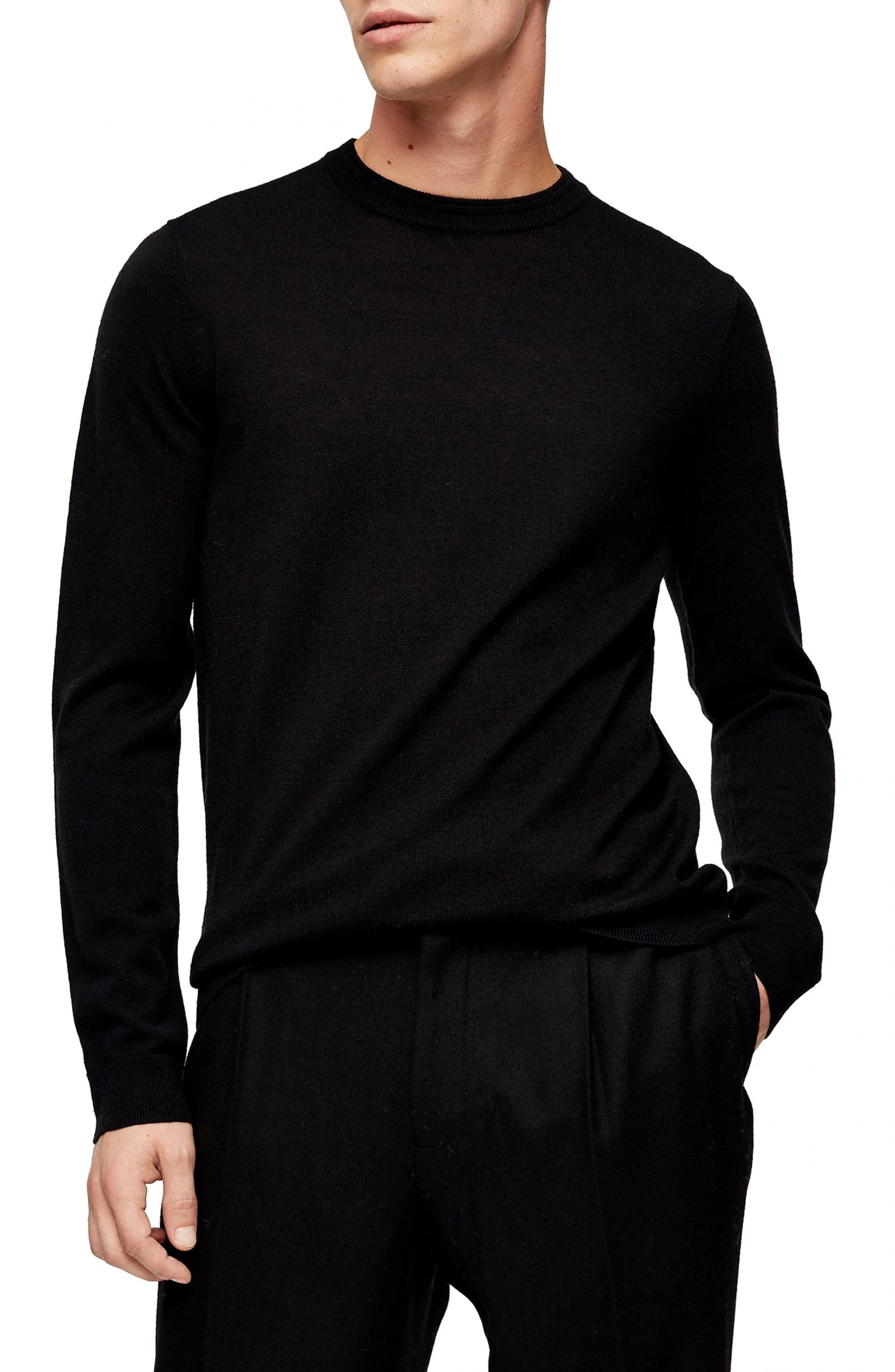 wool crewneck sweater mens