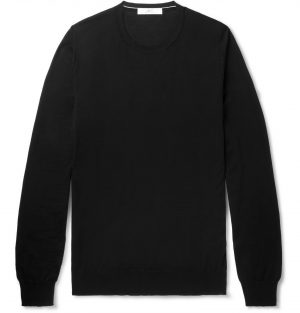 Mr P. - Slim-Fit Cashmere Sweater - Men - Black Mr P. - Slim-Fit Cashmere Sweater - Men - Black