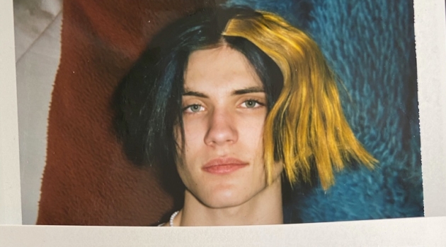 Noen Eubanks Covers The Face, Talks TikTok, Celine + More Connecting with The Face, Neon Eubanks wears a Marc Jacobs dress with a Celine pearl necklace.