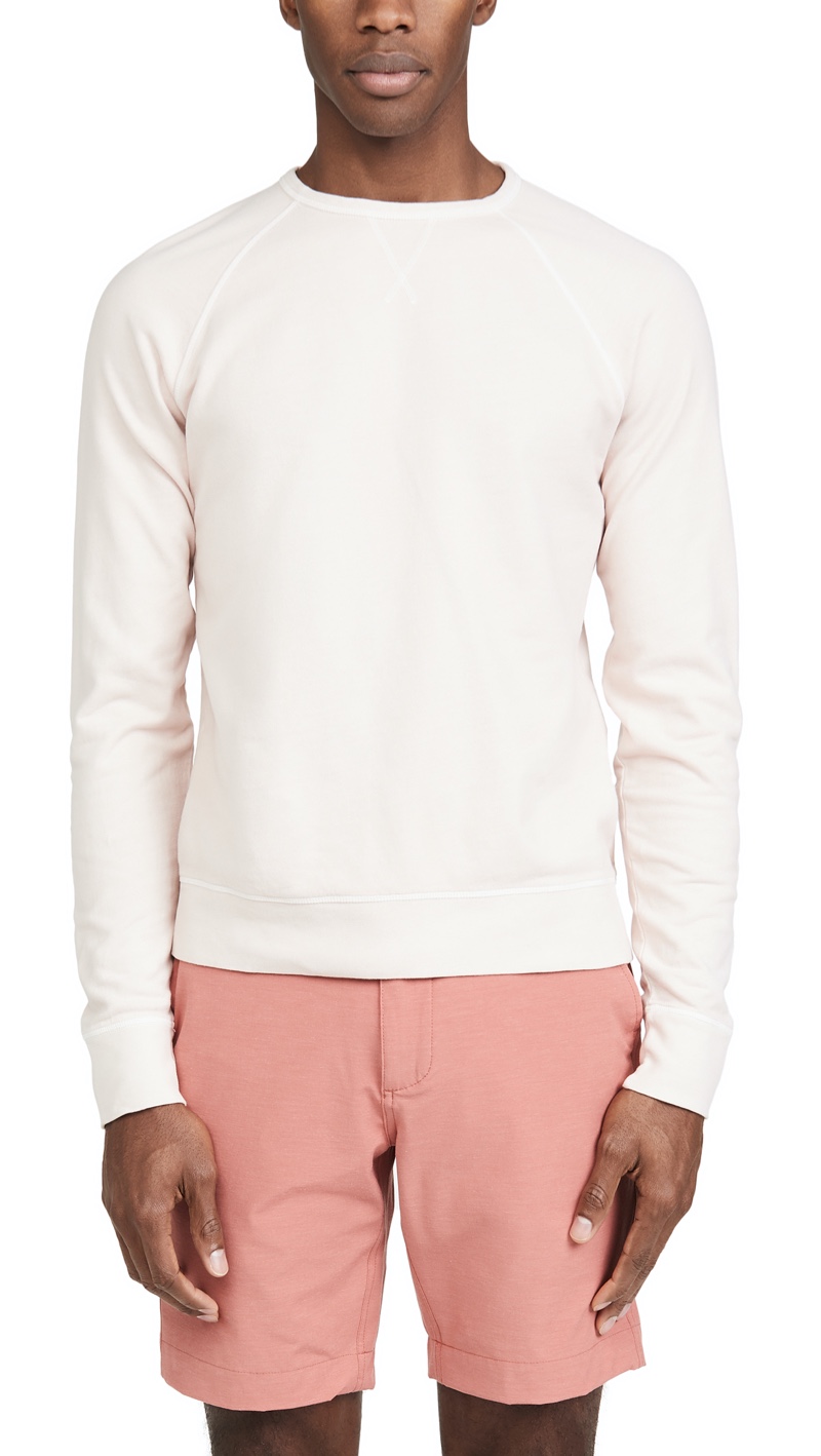 Officine Generale Pigment Dyed Crewneck Sweatshirt 