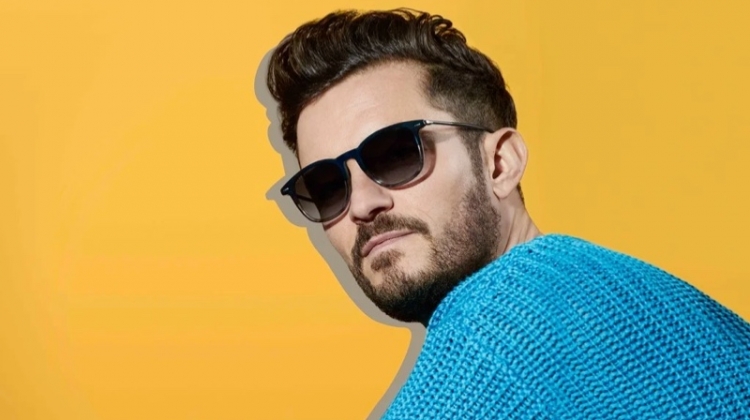 Actor Orlando Bloom appears in BOSS' spring-summer 2020 eyewear campaign.