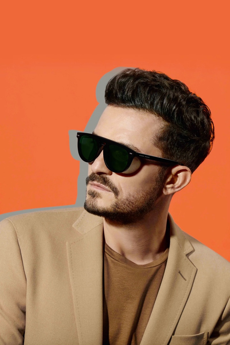 BOSS enlists Orlando Bloom as the star of its spring-summer 2020 eyewear campaign.