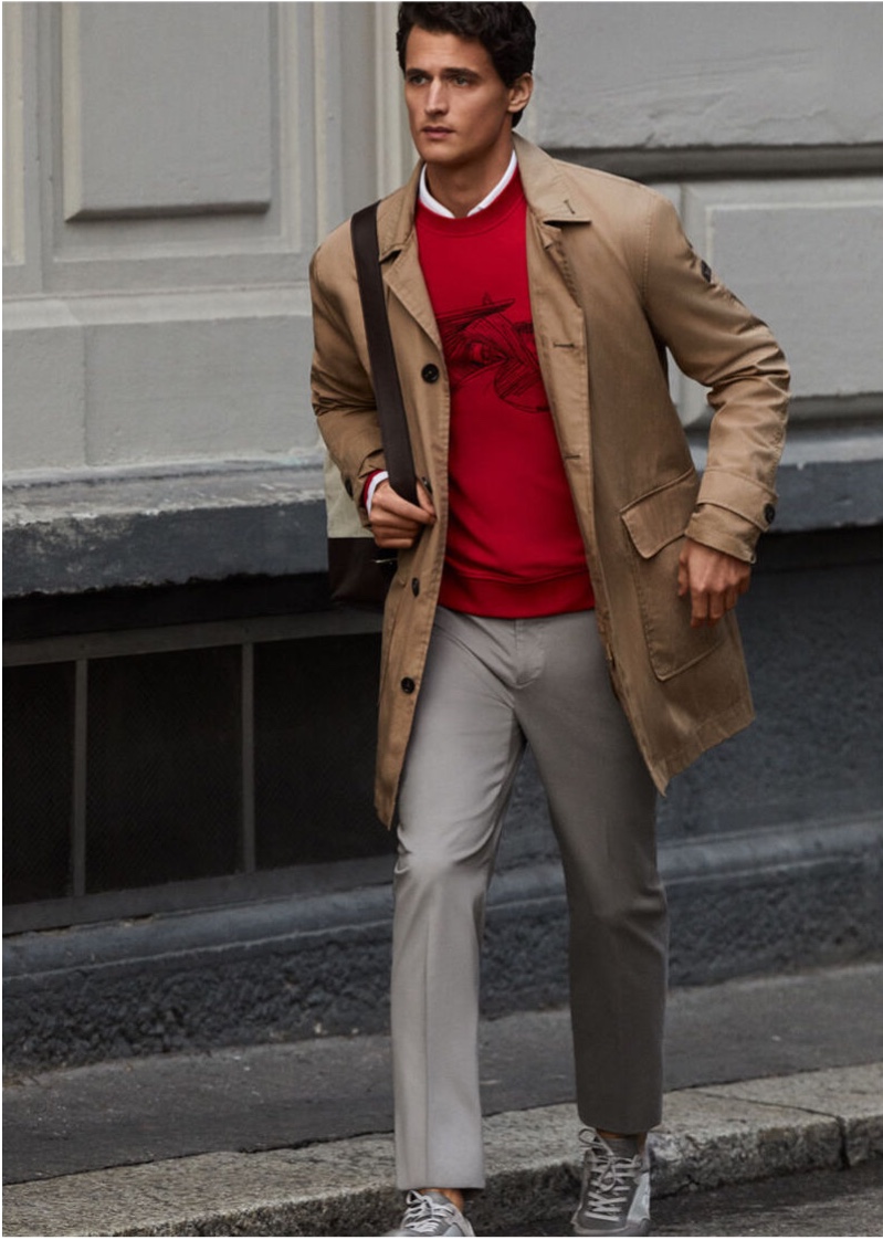 On the move, Garrett Neff embraces office-inspired style for Pedro del Hierro. » Garrett Dons Office Style for Pedro del Hierro Spring '20 Campaign On the move, Garrett Neff embraces office-inspired style for Pedro del Hierro.