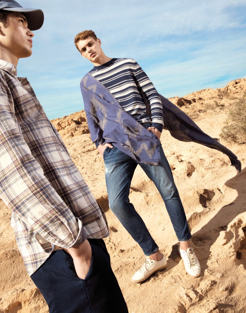 Sam Steele and Dani van de Water showcase casual spring style by Pepe Jeans. » Wilder Frontiers: Dani & Sam Head Outdoors in Pepe Jeans Sam Steele and Dani van de Water showcase casual spring style by Pepe Jeans.
