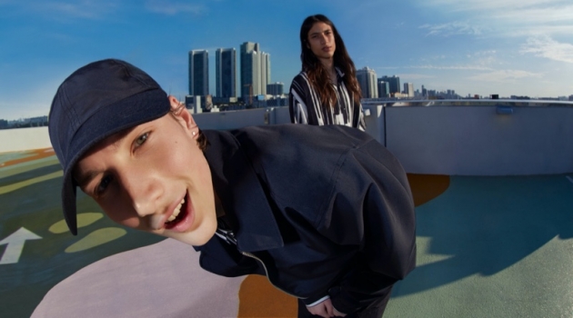 New Beginnings: Trystin & Wellington Sport Pull & Bear Urban Collection Pull & Bear enlists models Wellington Grant and Trystin Valentino to front its outing for its spring Urban collection.