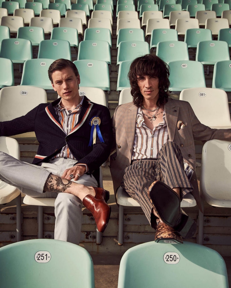 Picture perfect, Juan Milan and Sid Ellisdon link up with Savile Row by CG for spring-summer 2020.