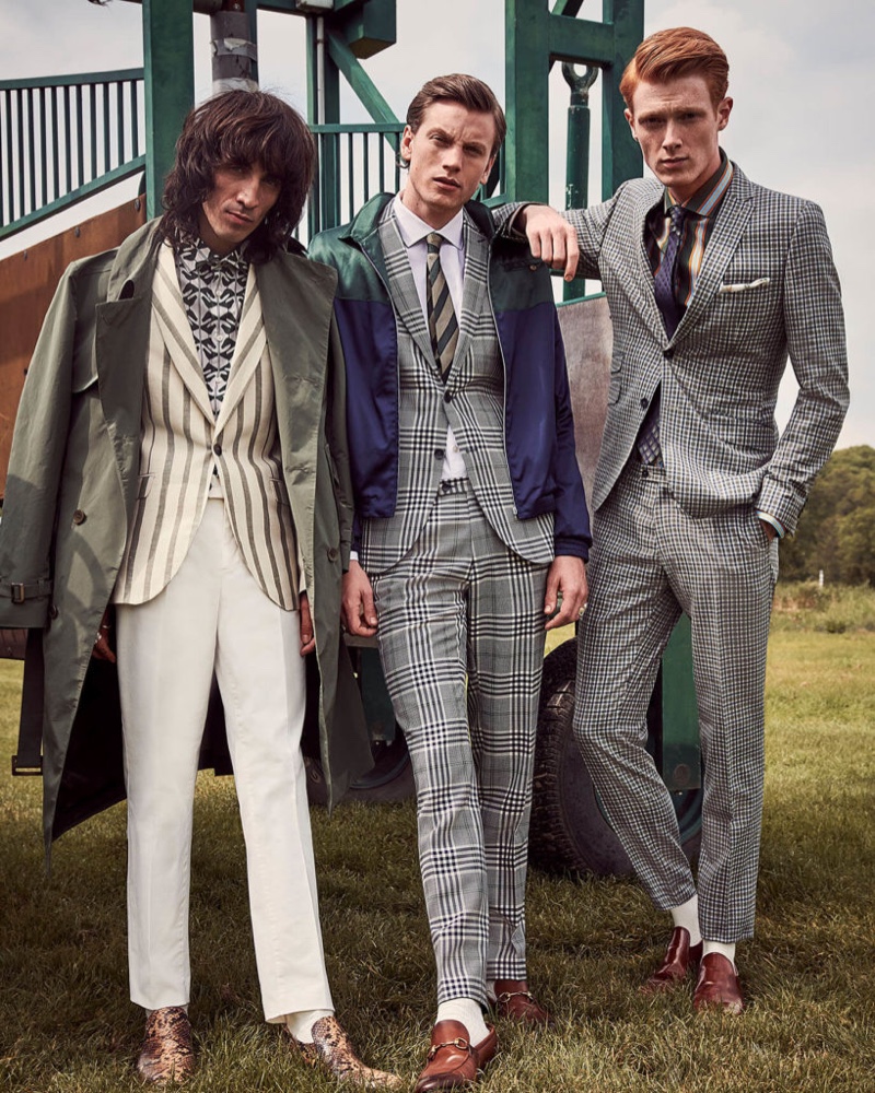 Savile Row by CG enlists Juan Milan, Sid Ellisdon, and Linus Wordemann to front its spring-summer 2020 outing.