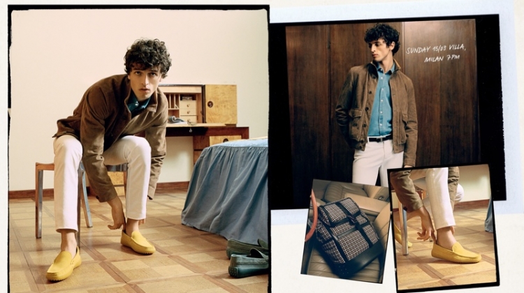 Tod's enlists Alberto Perazzolo as the star of its spring-summer 2020 campaign.