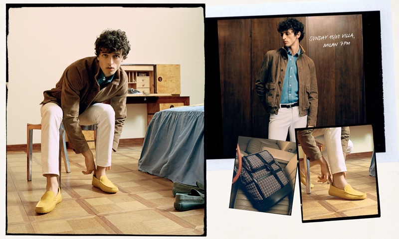 Tod's enlists Alberto Perazzolo as the star of its spring-summer 2020 campaign.