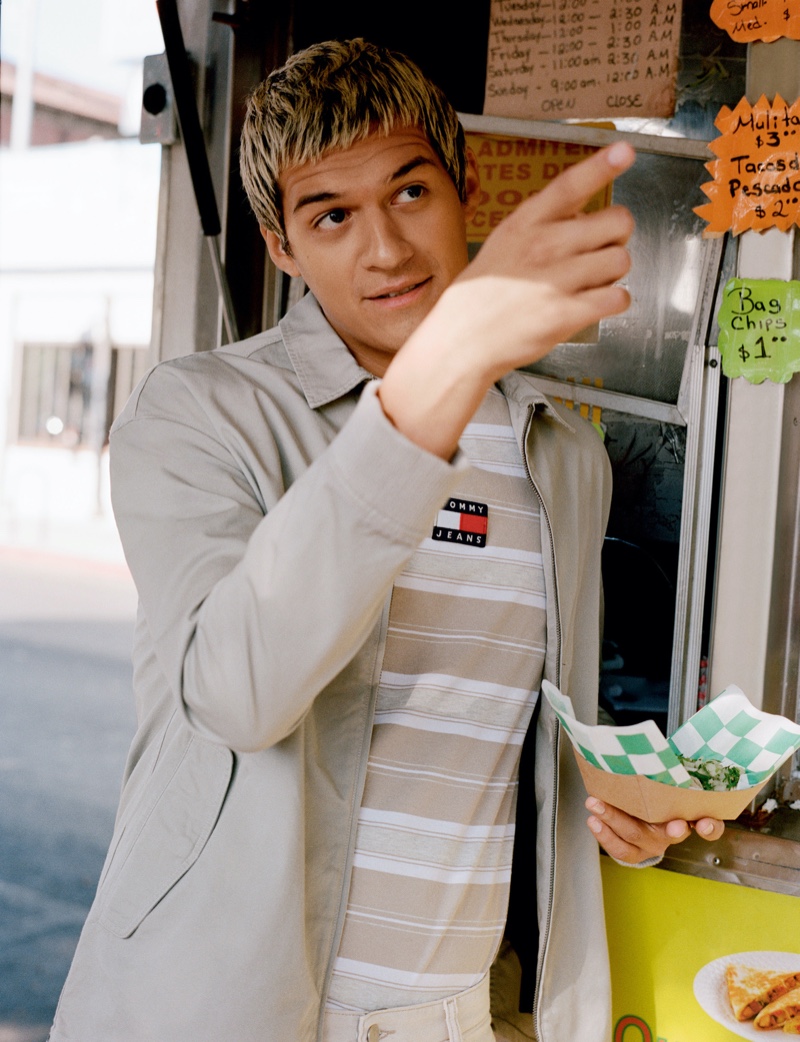 Linking up with Tommy Jeans, Omar Apollo stars in the brand's spring-summer 2020 campaign.