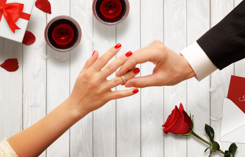 Woman Engagement Ring