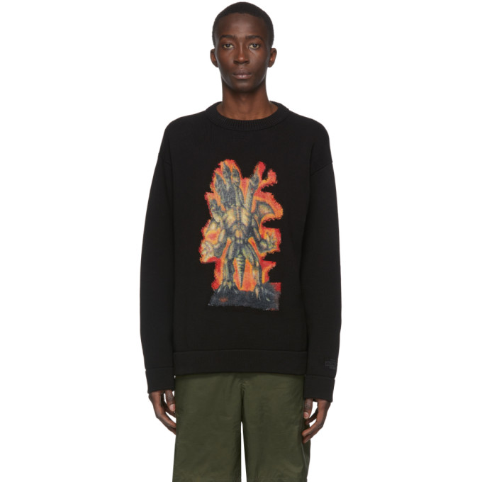 Acne Studios Black Monster in My Pocket Edition Great Beast Sweater ...