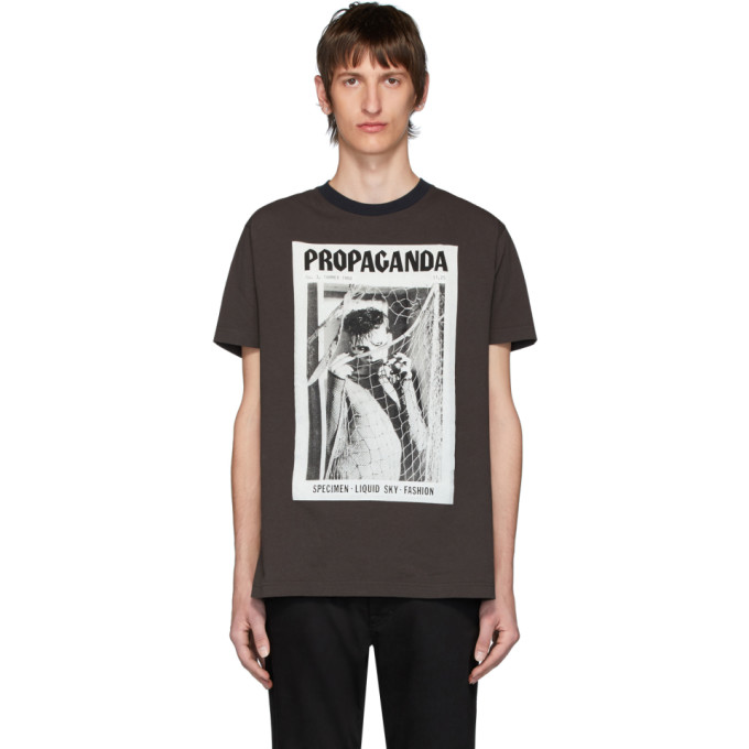 Acne Studios Brown Propaganda Magazine Edition T-Shirt | The Fashionisto