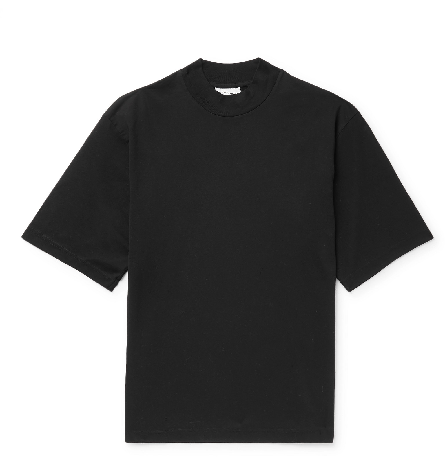 Acne Studios CottonJersey MockNeck TShirt Men