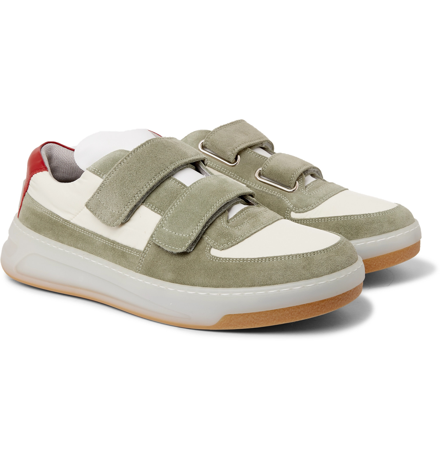 acne leather sneakers