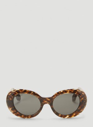 Acne Studios Mustang Sunglasses in Brown size One Size Acne Studios Mustang Sunglasses in Brown size One Size
