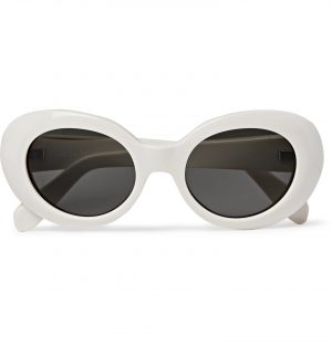 Acne Studios - Oval-Frame Acetate Sunglasses - Men - White Acne Studios - Oval-Frame Acetate Sunglasses - Men - White