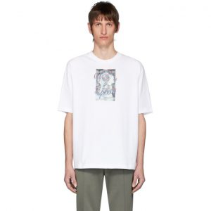 Acne Studios White Summer Solstice T-Shirt Acne Studios White Summer Solstice T-Shirt