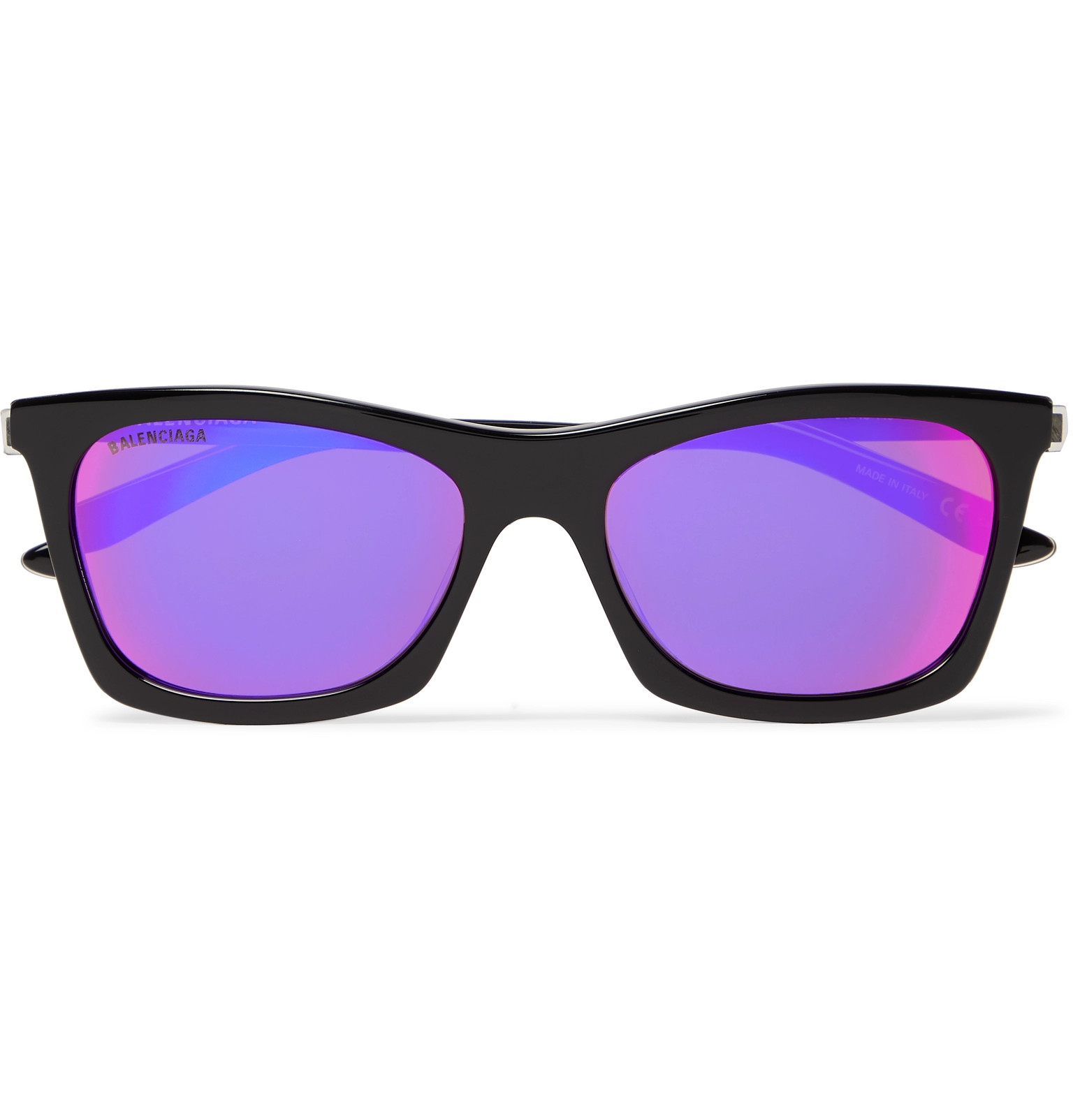 mens black mirrored sunglasses