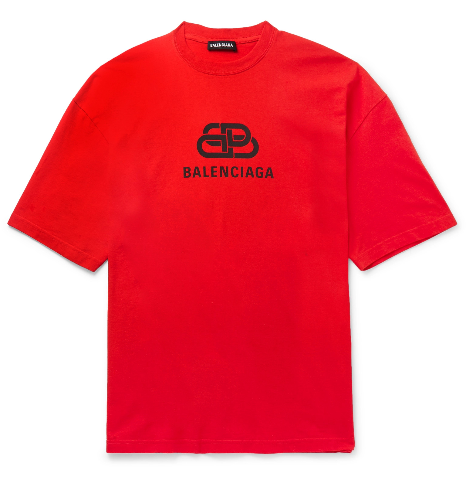 balenciaga men's logo shirt