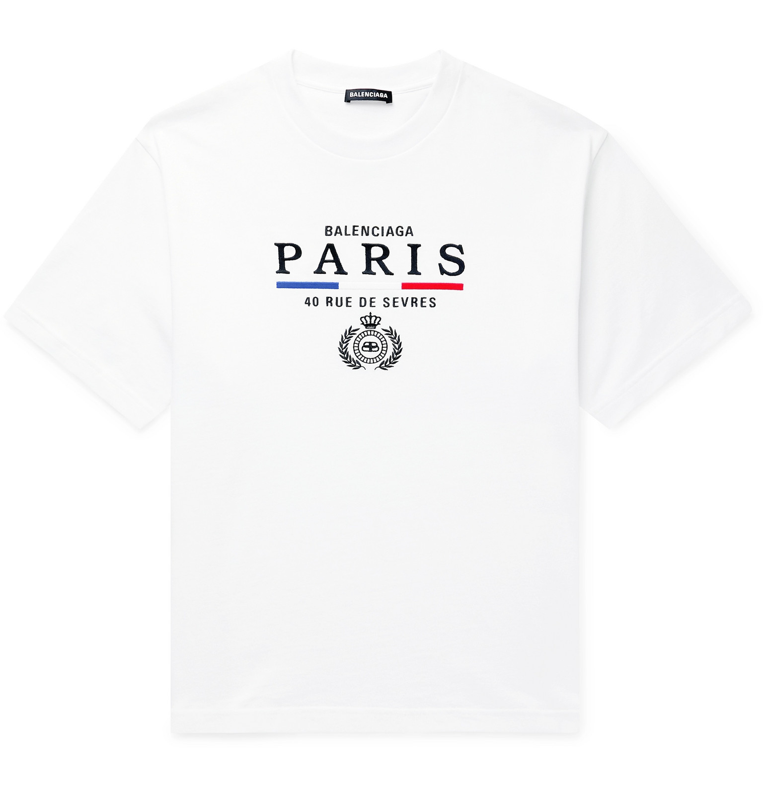 balenciaga paris men's t shirt