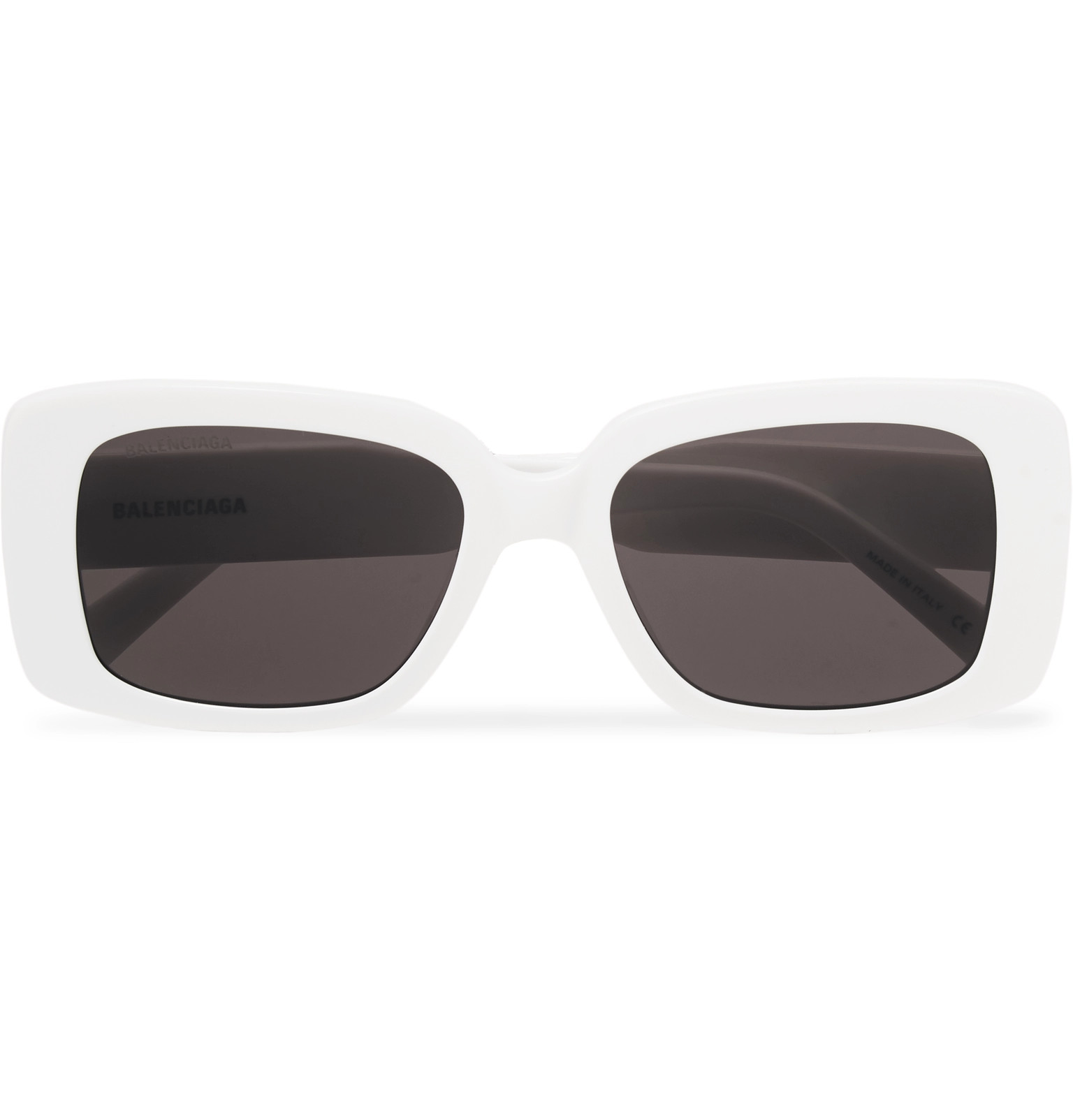 Balenciaga - Square-Frame Acetate Sunglasses - Men - White | The ...