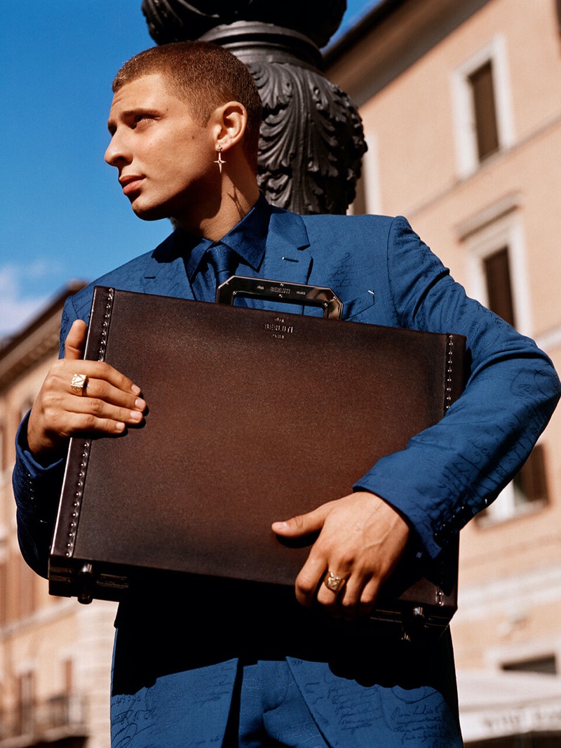 Berluti enlists Blondey McCoy as the star of its spring-summer 2020 campaign.