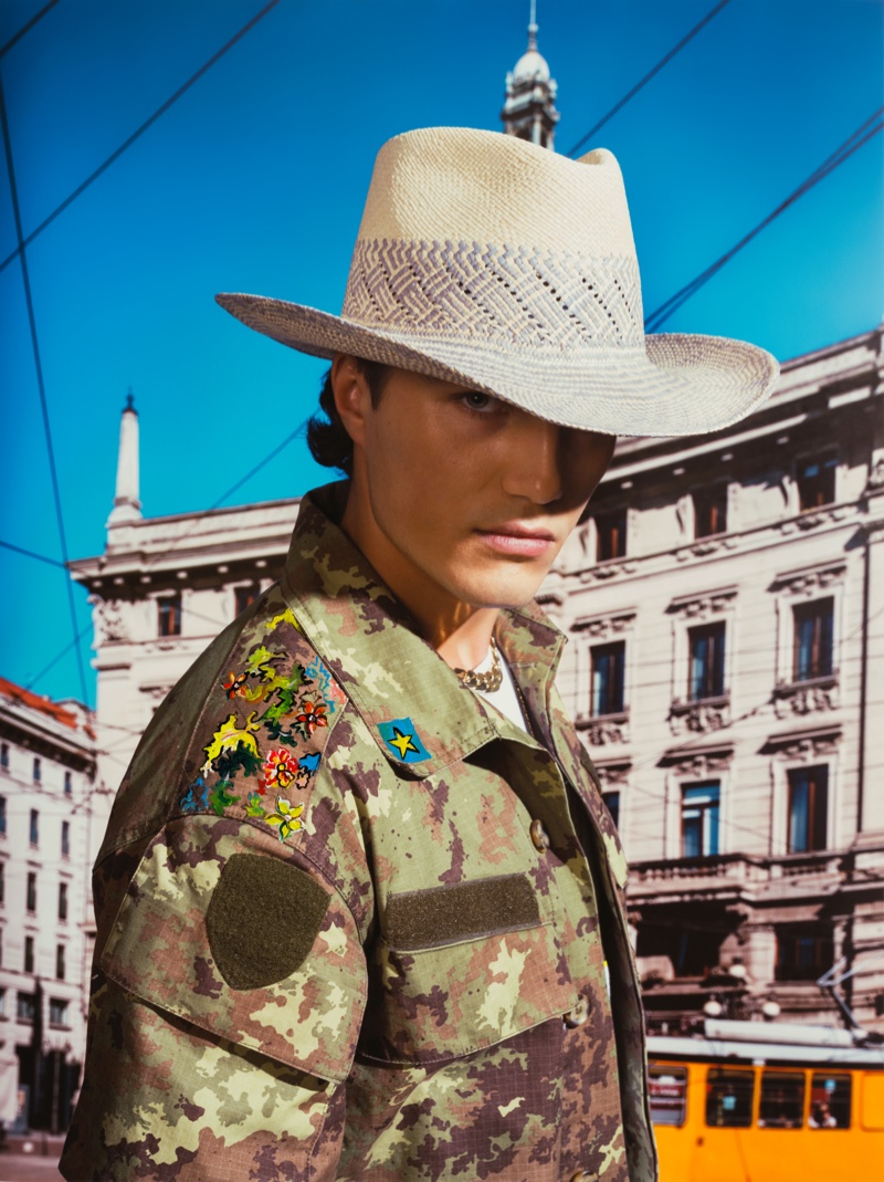 Ward Strootman stars in Borsalino's spring-summer 2020 campaign.