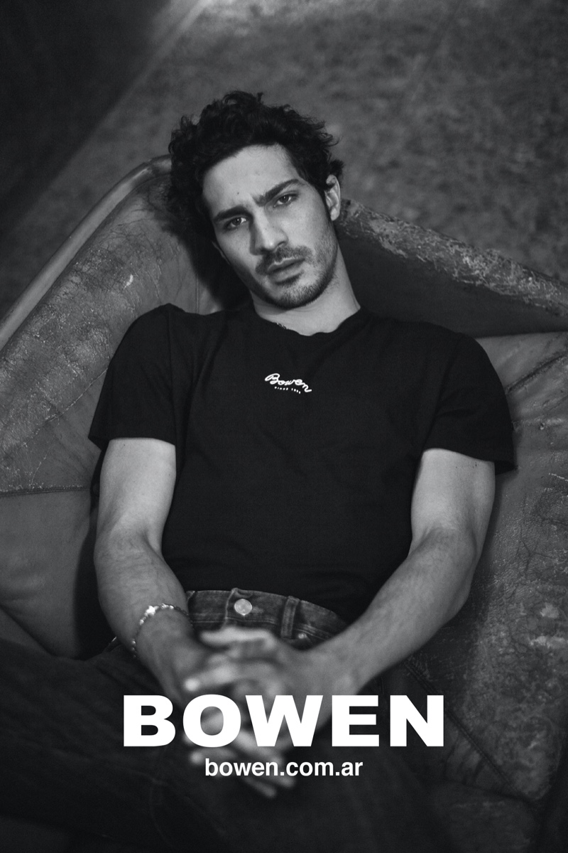 Argentine actor Chino Darin reunites with Bowen for its  fall-winter 2020 campaign.