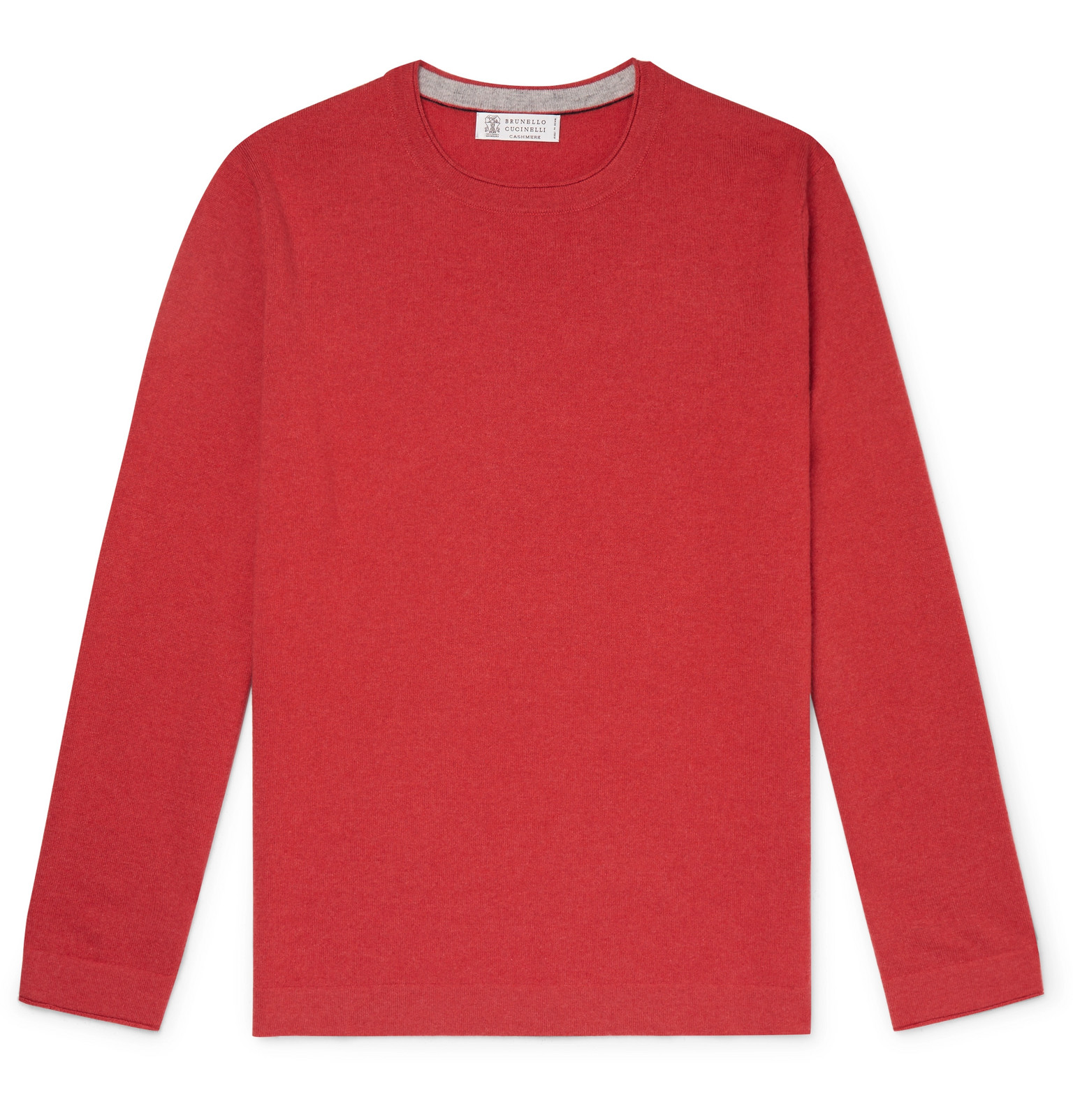 Brunello Cucinelli - Cashmere Sweater - Men - Red | The Fashionisto