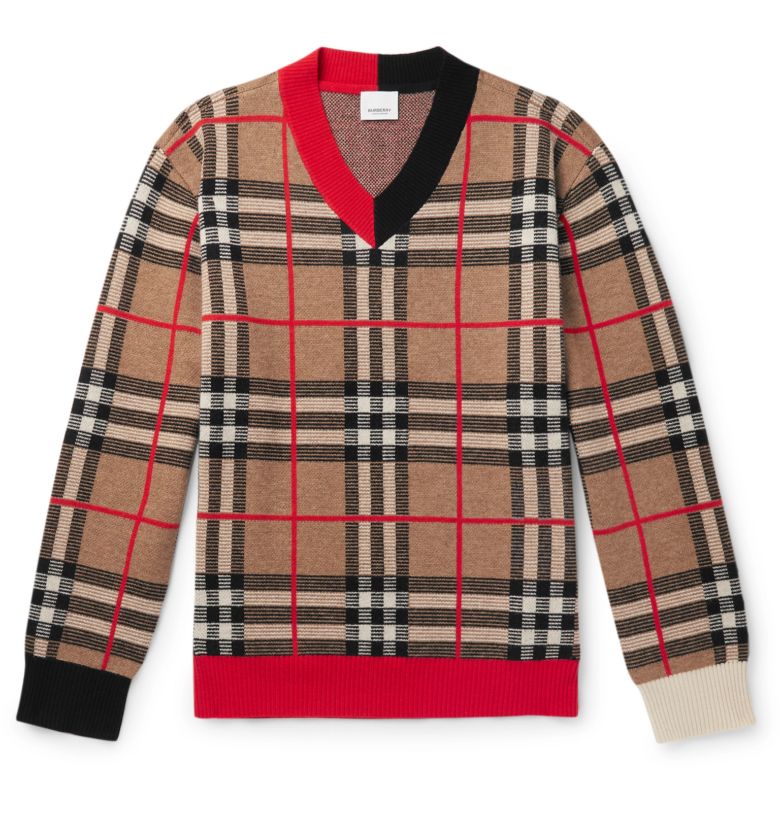 burberry merino wool sweater