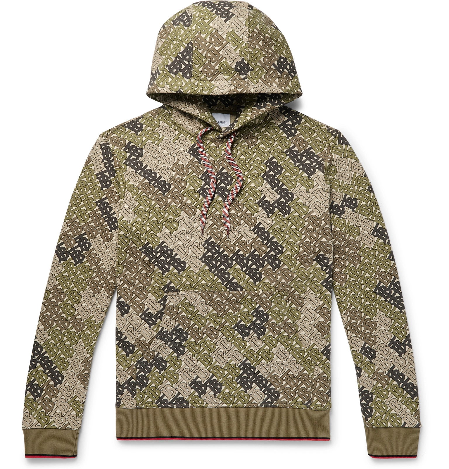 burberry logo print hoodie