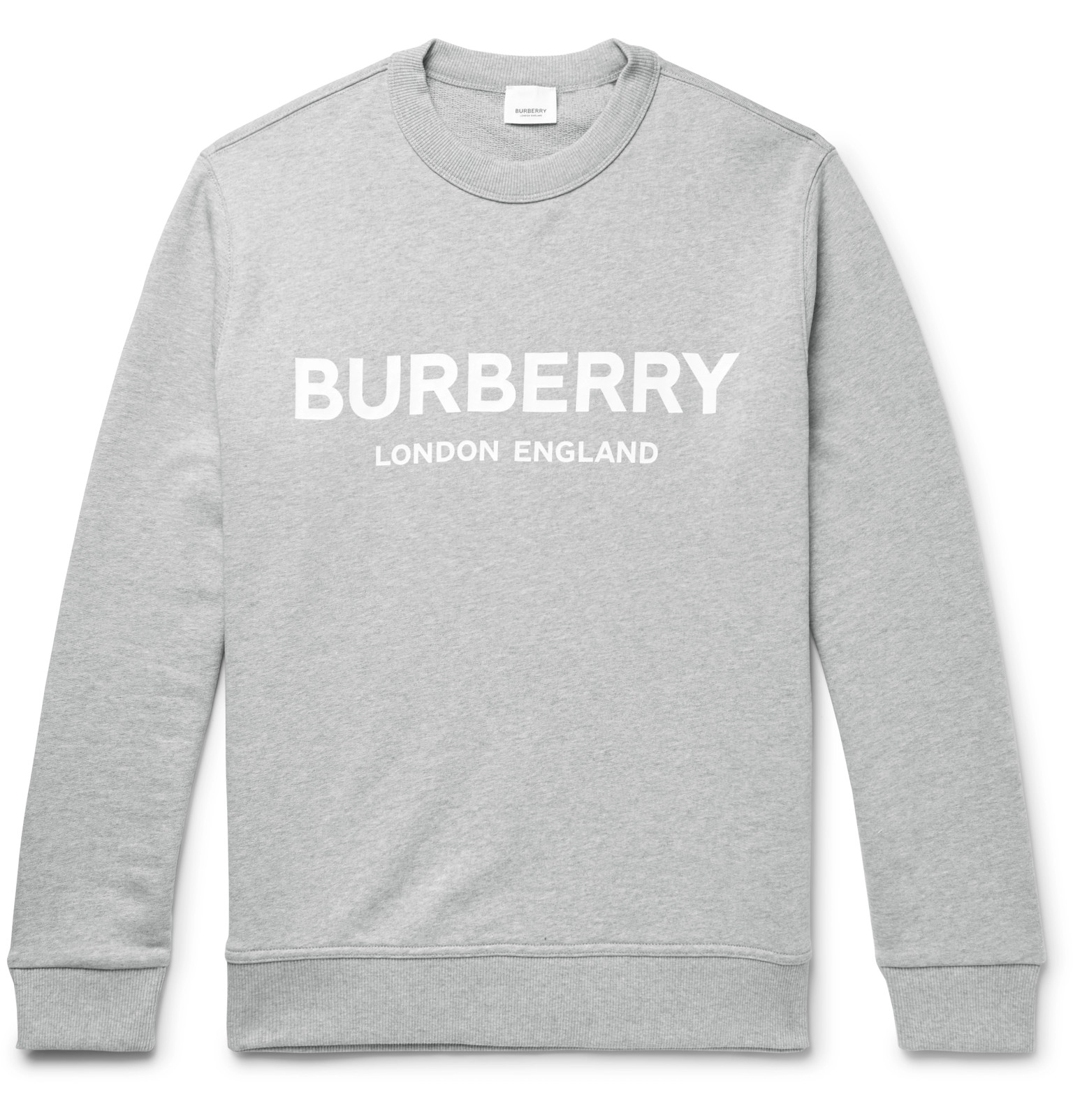 grey burberry sweater